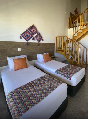 Habitaciones triples y cuádruples. Televisión con señal satelital, aire acondicionado, baño privado con ducha, balcón con vista exterior y minibar.
Ver más
Wayira | Bloque Caribe