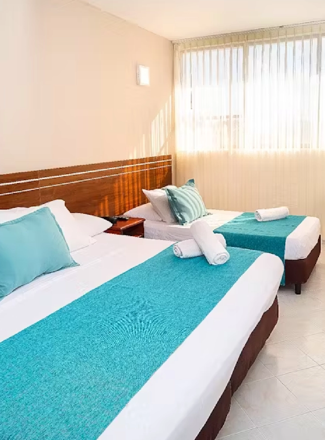 2 single beds. Capacity: 2 people                Standard Twin
