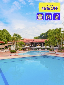 Hotel Girardot Resort - Girardot- Mega Ofertón- (2 Noches)                                        !Lo Quiero!                                                                                            Reserva entre el 24 al 28 de octubre de 2025. Viaja entre el 24 de octubre de 2025 al 30 de junio de 2026 .                                        Hotel Girardot Resort (Girardot)