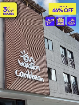 Hotel Caribbean - San Andrés- Mega Ofertón- (3 Noches)                                        !Lo Quiero!                                                                                            Reserva entre el 24 al 28 de octubre de 2025. Viaja entre el 24 de octubre de 2025 al 30 de junio de 2026 .                                        Hotel Caribbean (San Andrés)
