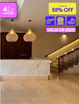 Hotel Caribbean - San Andrés- Mega Ofertón- (4 Noches)                                        !Lo Quiero!                                                                                            Reserva entre el 24 al 28 de octubre de 2025. Viaja entre el 24 de octubre de 2025 al 30 de junio de 2026 .                                        Hotel Caribbean (San Andrés)