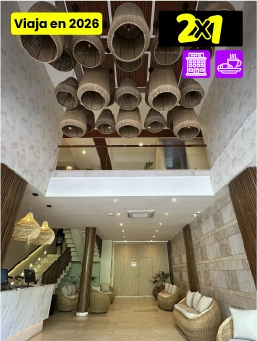 Hotel Caribbean, San Andrés – Black Friday 2x1 - Viajan 2, paga 1
!Lo Quiero!
Solo Desayuno. Viaja entre el 12 de Enero al 30 de Abril de 2026. No aplica festivos.
Hotel Caribbean