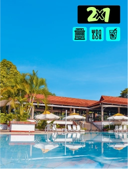 Hotel Girardot Resort, Girardot – Blackdays 2x1 - Viajan 2, paga 1
!Lo Quiero!
reserva ahora y viaja entre el 14 de noviembre al 28 de diciembre de 2025 y Enero 12 al 30 de Abril de 2026.
Hotel Girardot Resort, Girardot