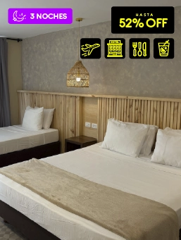 Hotel Cove 2 - San Andrés - Black Friday
!Lo Quiero!
4 Días 3 Noches. Alimentación completa + Cocteles. Viaja Nov 20/25 a Mar 26/26. No aplica Dic 20-Ene 19 ni Semana Santa. Incluye equipaje.
Hotel Cove 2 - San Andrés