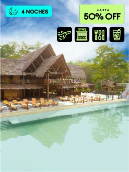 Hotel Amazon – Amazonas (Leticia) - Blackdays- antes $5.000.000 ahora por 2 personas desde $ 2.500.000
!Lo Quiero!
Válido para viajar entre Noviembre 14 de 2025 y Marzo 26 de 2026. (No aplica 20 Dic 2025 a 15 Ene 2026, ni festivos 2026)
Hotel Amazon – Amazonas (Leticia)