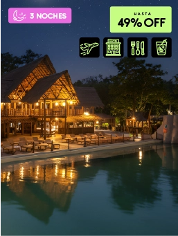 Hotel Amazon – Amazonas (Leticia) - Blackdays-antes $4.666.000 ahora por 2 personas desde $ 2.379.660
!Lo Quiero!
Válido para viajar entre el 6 de noviembre de 2025 al 26 de marzo de 2026. (No aplica 20 Dic 2025 a 19 Ene 2026, ni Semana Santa 2026)
Hotel Amazon – Amazonas (Leticia)