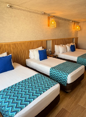 1 double bed, 2 single beds, capacity: 3 people.                See more                Triple